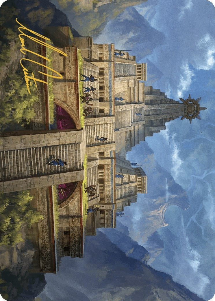 Image for Barracks of the Thousand Art Card (Gold-Stamped Signature) (6) (The Lost Caverns of Ixalan) - Magic: The Gathering