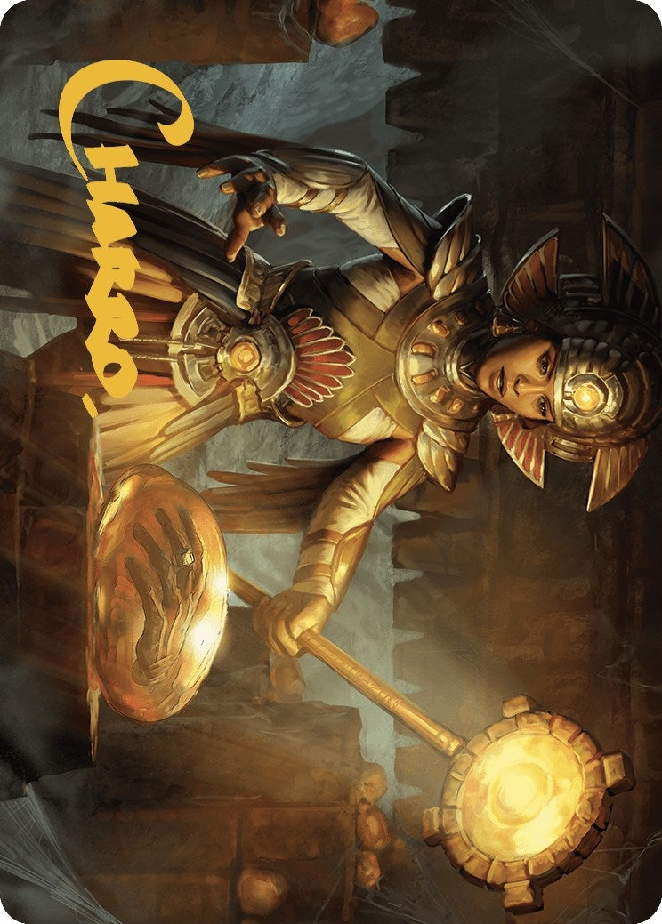 Image for Curator of Sun's Creation Art Card (Gold-Stamped Signature) (18) (The Lost Caverns of Ixalan) - Magic: The Gathering