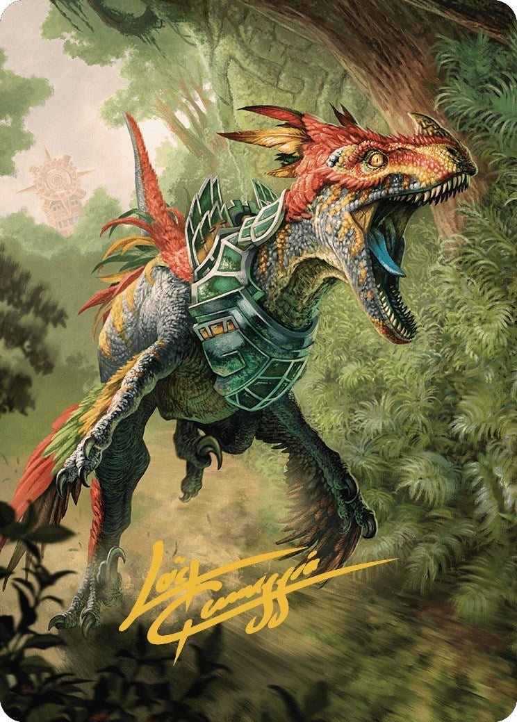 Image for Dinosaur Token Art Card (Gold-Stamped Signature) (67) (The Lost Caverns of Ixalan) - Magic: The Gathering
