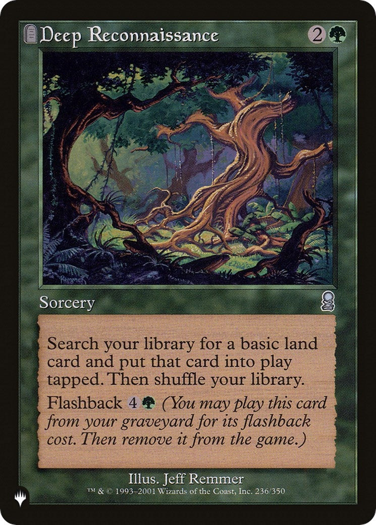 Image for Deep Reconnaissance (236/350) (The List Reprints) - Magic: The Gathering