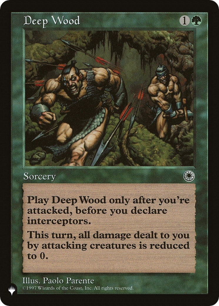 Image for Deep Wood (The List Reprints) - Magic: The Gathering
