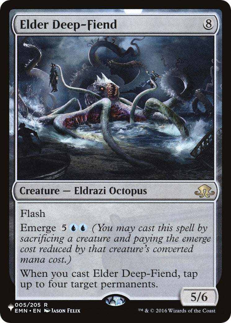 Image for Elder Deep-Fiend (005/205) (The List Reprints) - Magic: The Gathering