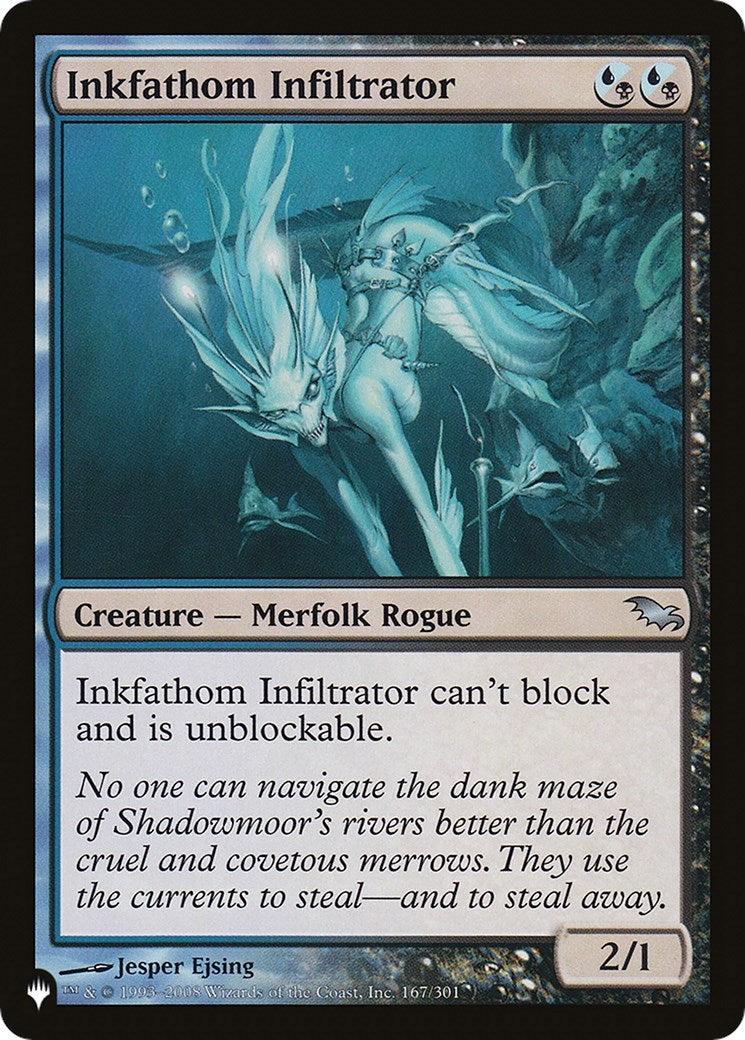 Image for Inkfathom Infiltrator (167/301) (The List Reprints) - Magic: The Gathering