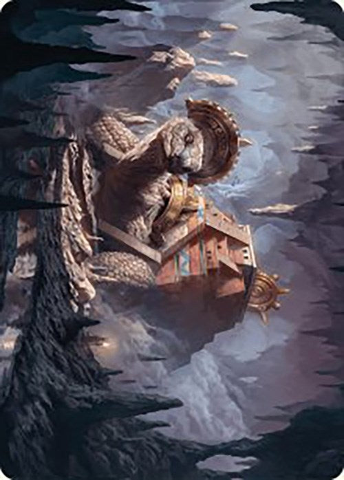 Image for Bedrock Tortoise Art Card (23) (The Lost Caverns of Ixalan) - Magic: The Gathering