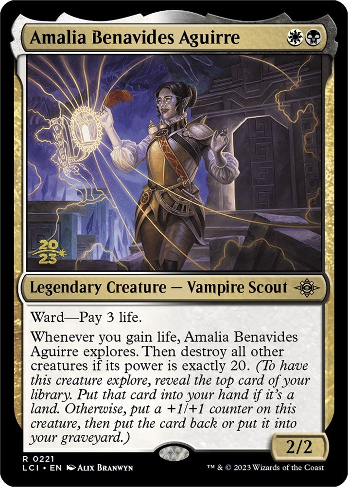 Image for Amalia Benavides Aguirre (221) (Prerelease Cards) - Magic: The Gathering