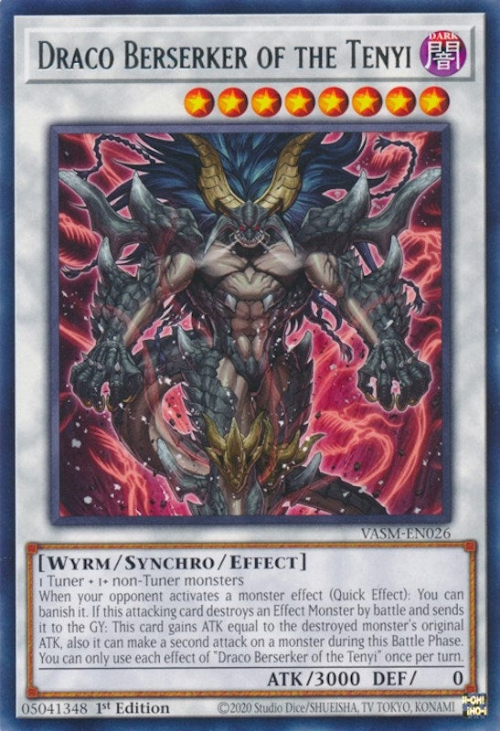 Image for Draco Berserker of the Tenyi (VASM-EN026) (VASM) - YuGiOh