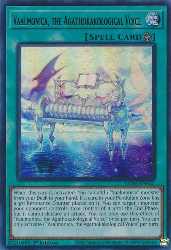 Image for Vaalmonica, the Agathokakological Voice (VASM-EN035) (VASM) - YuGiOh