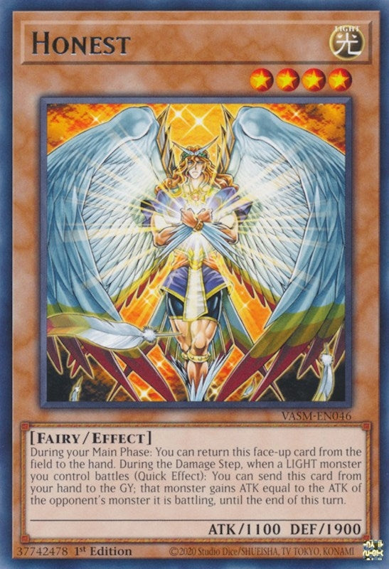 Image for Honest (VASM-EN046) (VASM) - YuGiOh