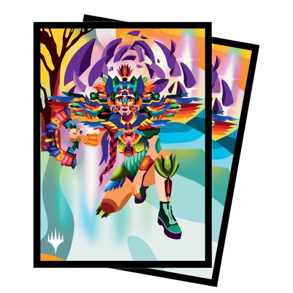 Image for The Lost Caverns of Ixalan Huatli, Poet of Unity Standard Deck Protector sleeves for Magic (100-pack) - Card Sleeves