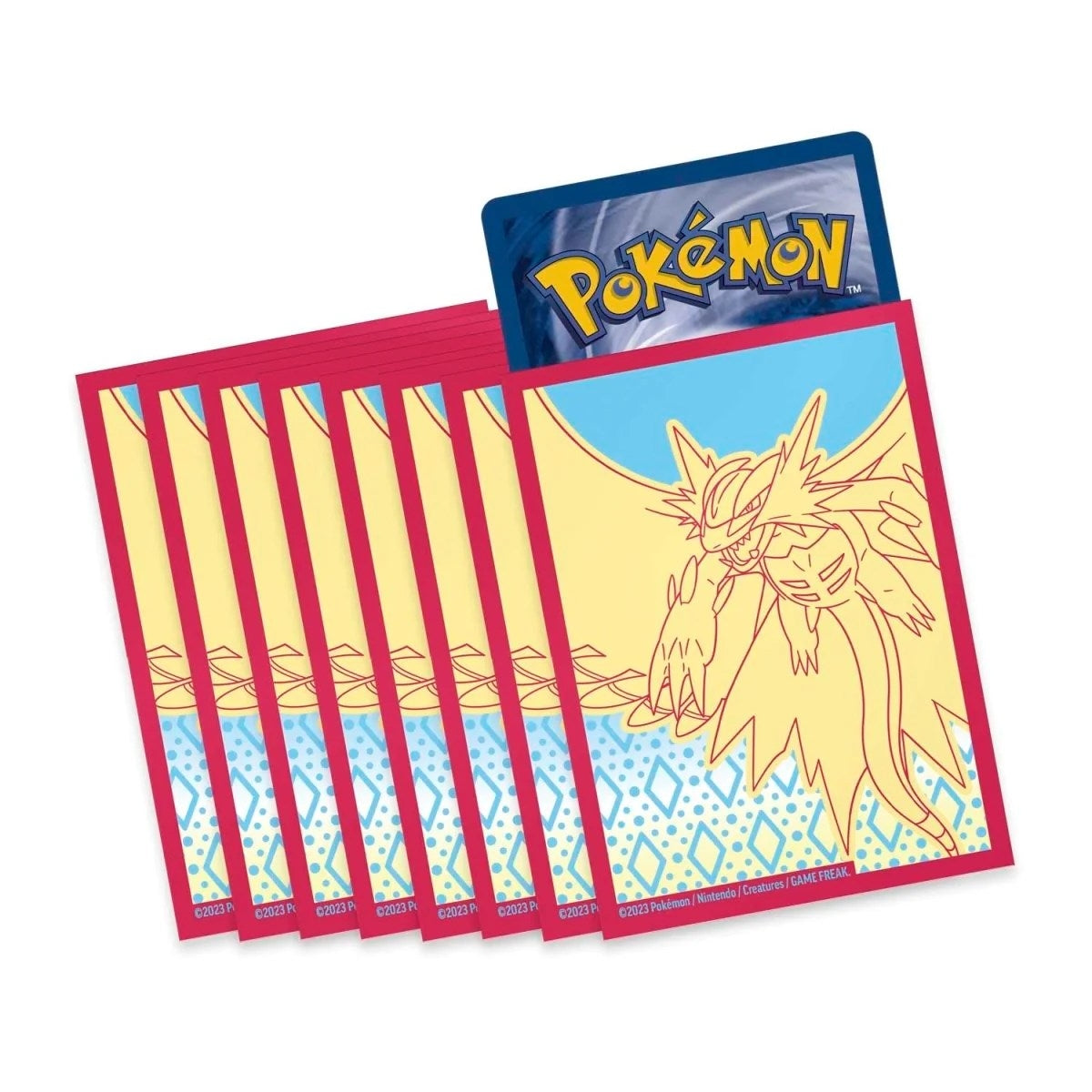 Image for Pokemon TCG: Paradox Rift Elite Trainer Box Card Sleeves - Roaring Moon (65-Pack) - Card Sleeves