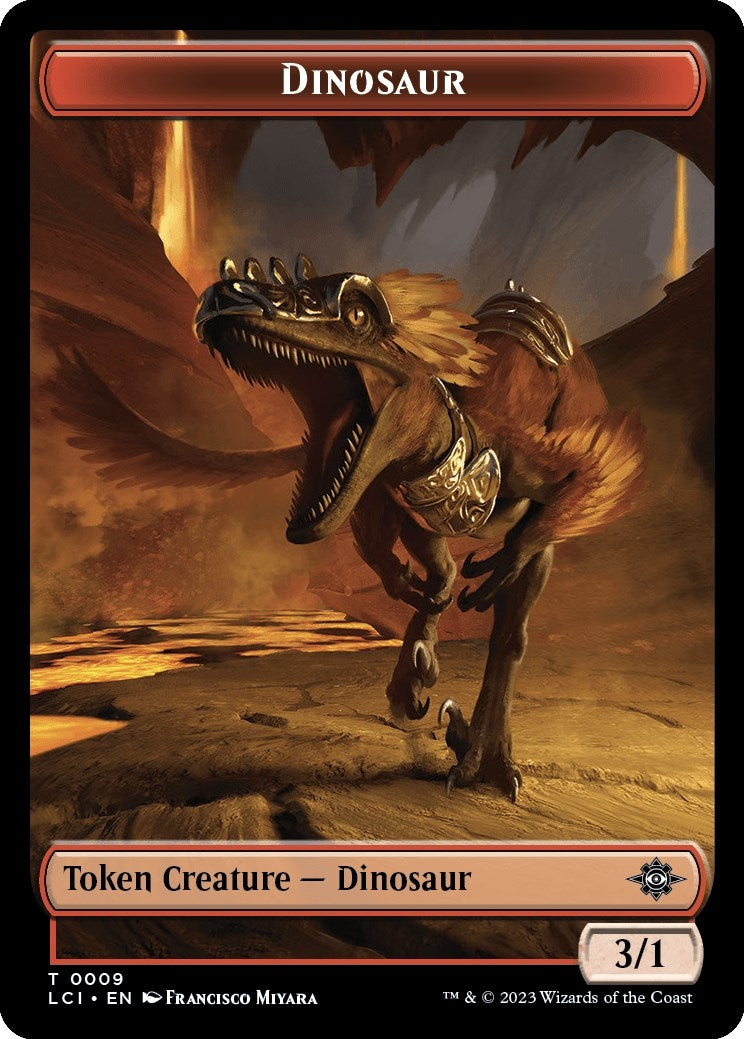 Image for Dinosaur Token (0009) (9) (The Lost Caverns of Ixalan) - Magic: The Gathering