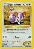 Image for Lt. Surge's Rattata (015/034) (CL) - Pokemon