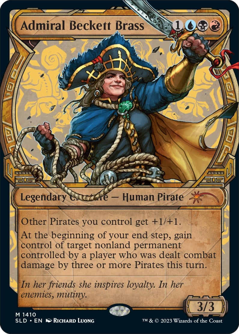 Image for Admiral Beckett Brass (1410) (Secret Lair Drop Series) - Magic: The Gathering