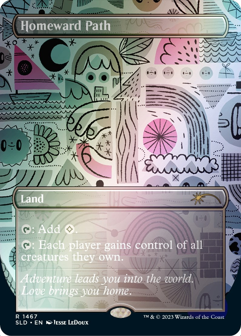 Image for Homeward Path (1467) (Rainbow Foil) (1467) (Secret Lair Drop Series) - Magic: The Gathering