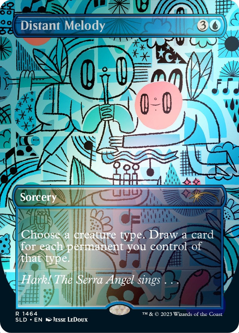 Image for Distant Melody (1464) (Rainbow Foil) (1464) (Secret Lair Drop Series) - Magic: The Gathering