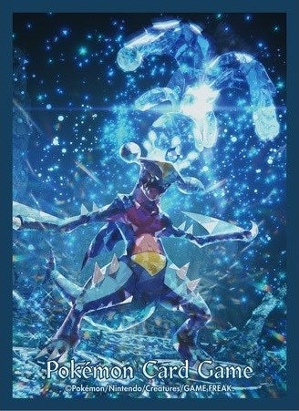 Image for Pokemon TCG: Pokemon Center Japan Exclusive Card Sleeves - Premium Gloss Terastal Garchomp (64-Pack) - Card Sleeves