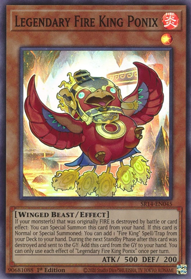 Image for Legendary Fire King Ponix (SR14-EN045) (SR14) - YuGiOh