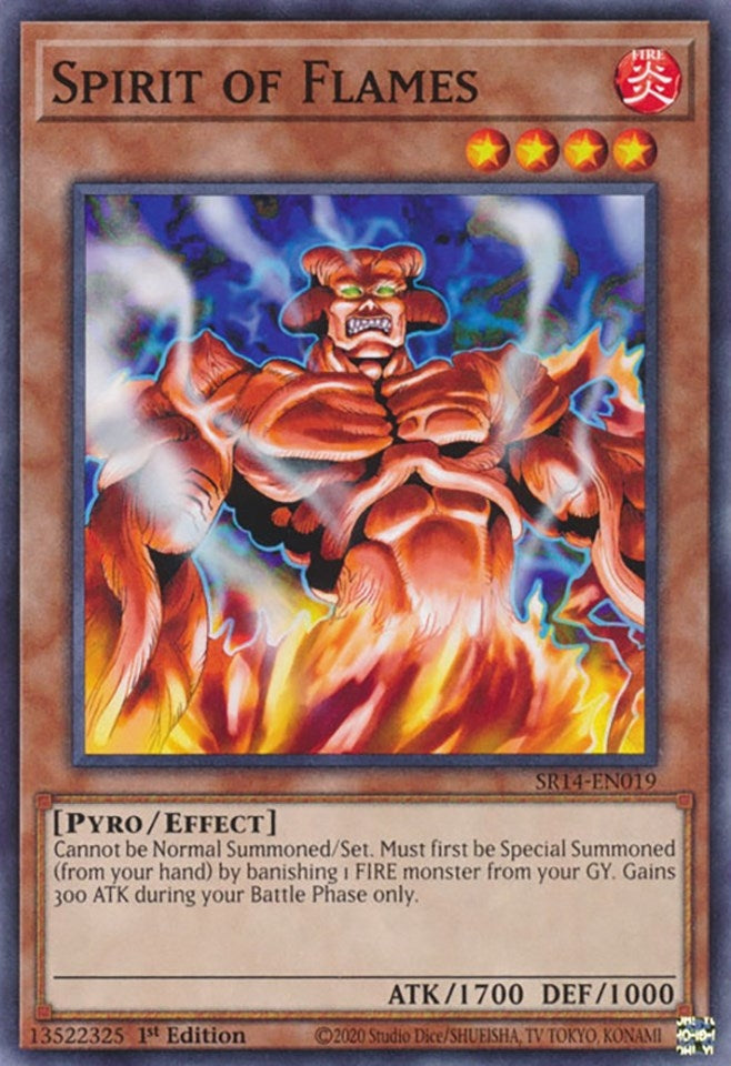 Image for Spirit of Flames (SR14-EN019) (SR14) - YuGiOh