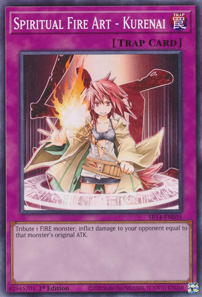 Image for Spiritual Fire Art - Kurenai (SR14-EN035) (SR14) - YuGiOh