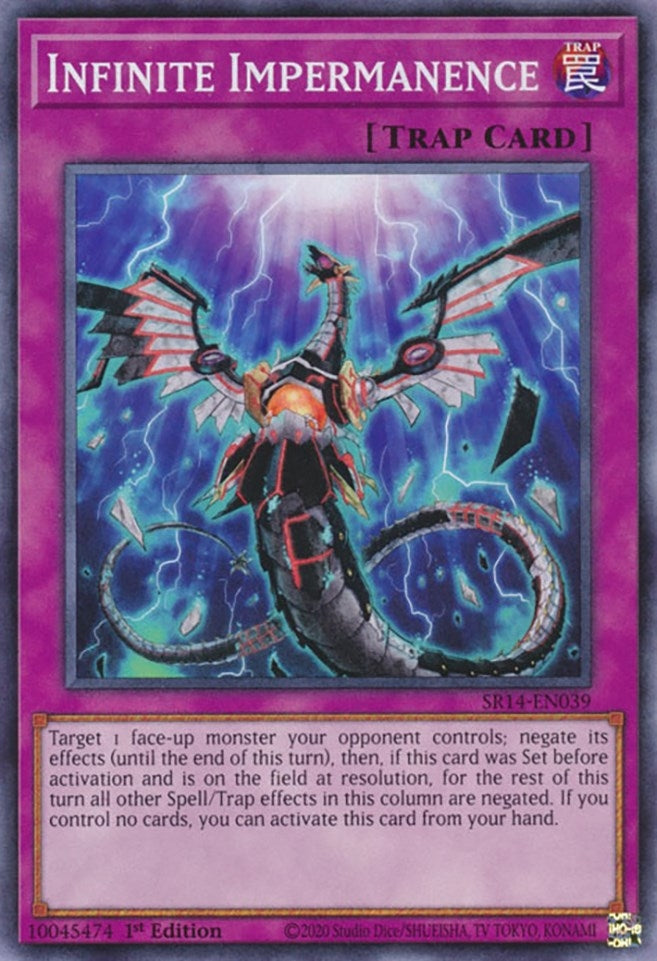 Image for Infinite Impermanence (SR14-EN039) (SR14) - YuGiOh