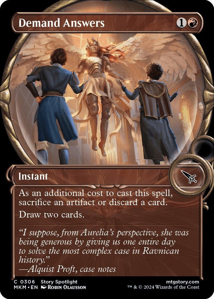 Image for Demand Answers (Showcase) (306) (Murders at Karlov Manor) - Magic: The Gathering