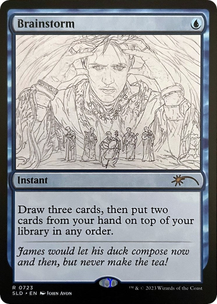 Image for Brainstorm (0723) (Sketch Showcase) (723) (Secret Lair Drop Series) - Magic: The Gathering