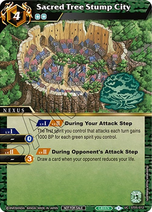Image for Sacred Tree Stump City (Event Pack Vol. 3) (ST05-012) (Launch & Event Promos) - Battle Spirits Saga