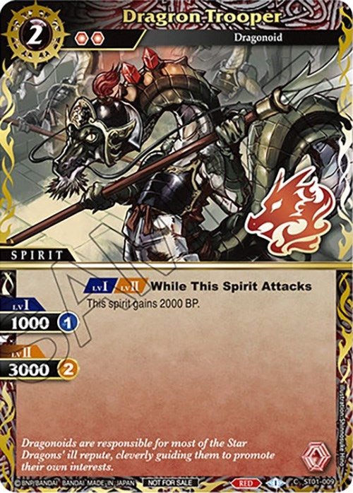 Image for Dragron Trooper (Finalist Card Set Vol. 3) (ST01-009) (Launch & Event Promos) - Battle Spirits Saga