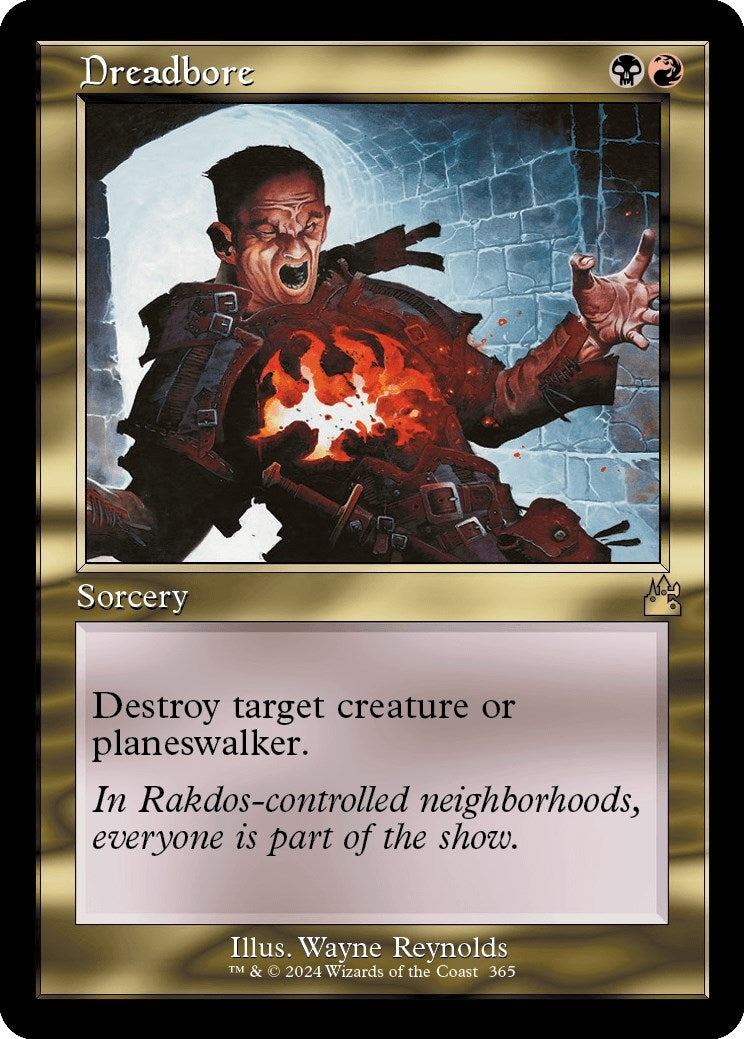 Image for Dreadbore (Retro Frame) (365) (Ravnica Remastered) - Magic: The Gathering