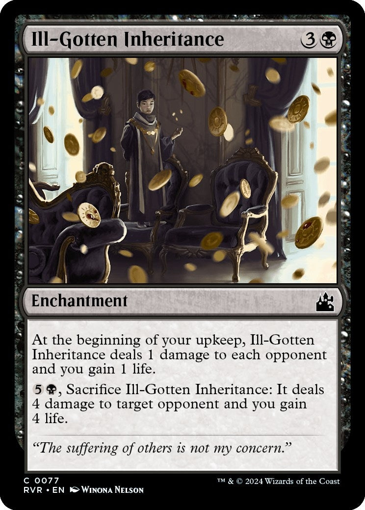 Image for Ill-Gotten Inheritance (77) (Ravnica Remastered) - Magic: The Gathering