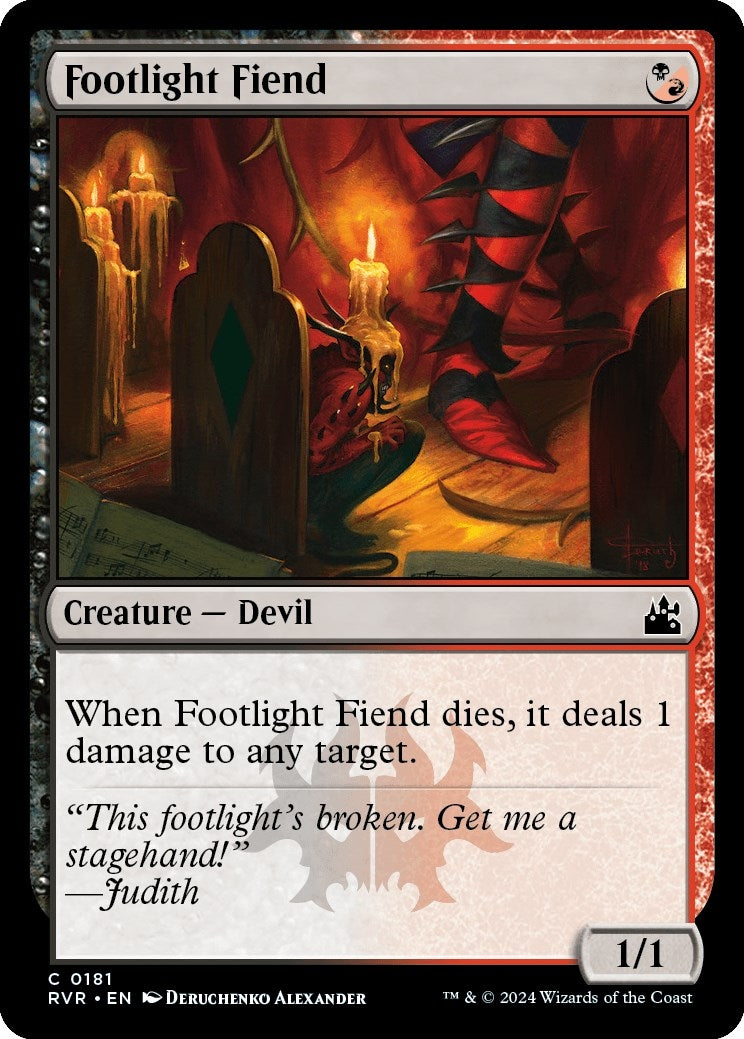 Image for Footlight Fiend (181) (Ravnica Remastered) - Magic: The Gathering