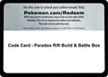 Image for Code Card - Paradox Rift Build & Battle Box (PAR) - Pokemon