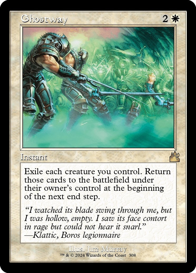 Image for Ghostway (Retro Frame) (308) (Ravnica Remastered) - Magic: The Gathering