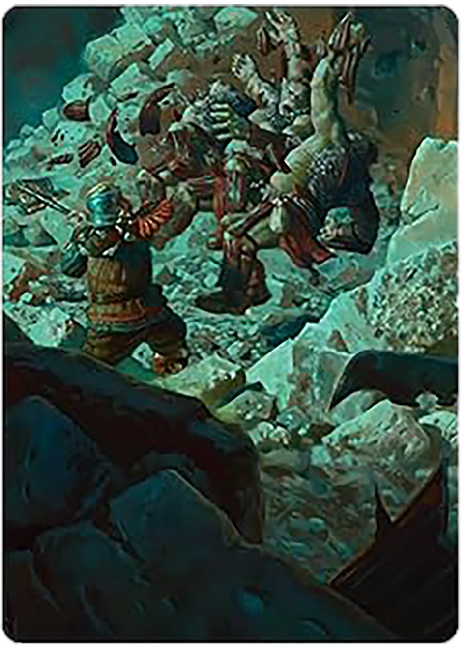 Image for Gimli's Reckless Might Art Card (4) (Universes Beyond: The Lord of the Rings: Tales of Middle-earth) - Magic: The Gathering