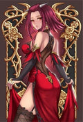 Image for Standard Blackrose Gown Back Pose Sleeves (70-Pack) - Card Sleeves