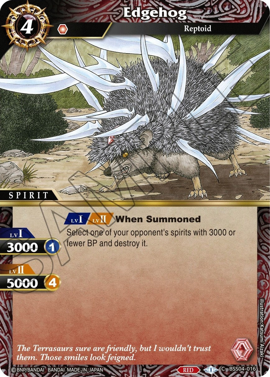 Image for Edgehog (BSS04-016) (Savior of Chaos) - Battle Spirits Saga