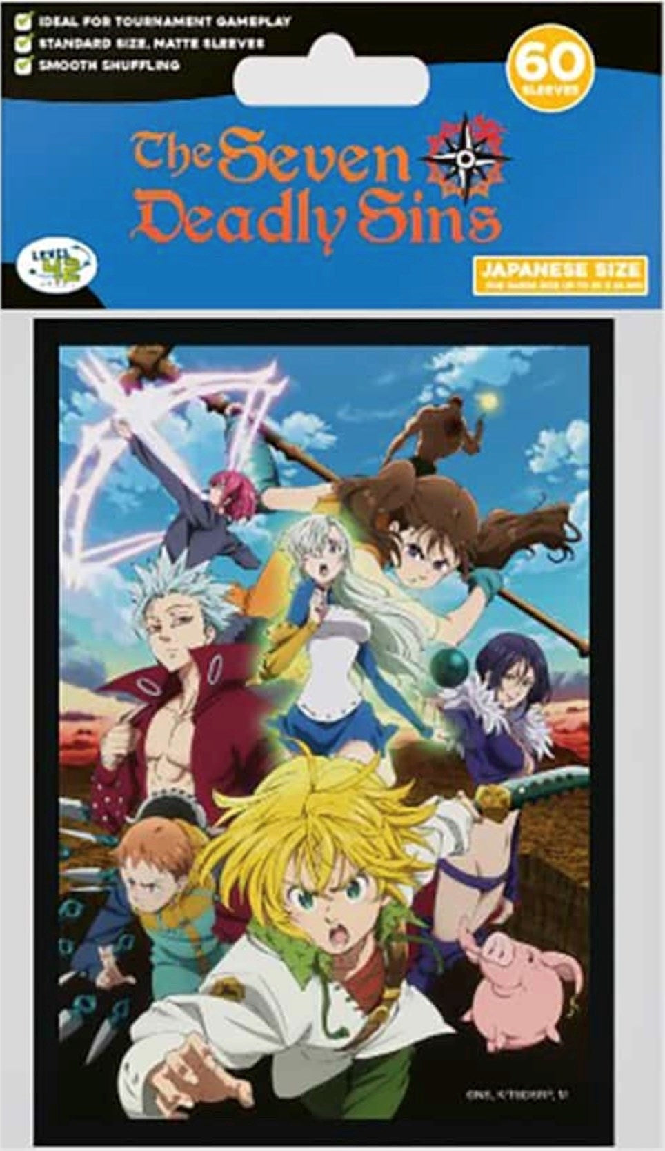 Image for Seven Deadly Sins - Battle Team Sleeves (60-Pack) - Card Sleeves