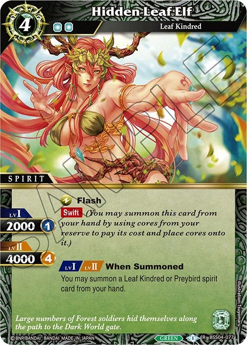 Image for Hidden Leaf Elf (BSS04-077) (Savior of Chaos) - Battle Spirits Saga