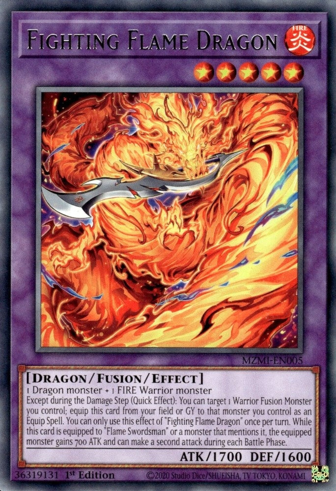Image for Fighting Flame Dragon (MZMI-EN005) (MZMI) - YuGiOh