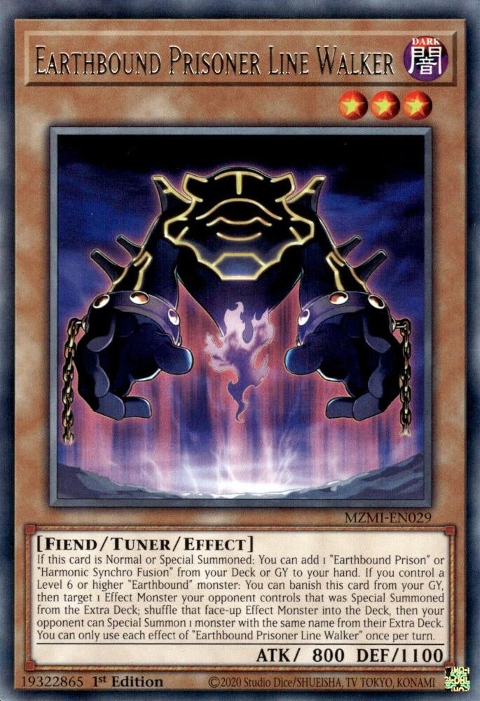 Image for Earthbound Prisoner Line Walker (MZMI-EN029) (MZMI) - YuGiOh