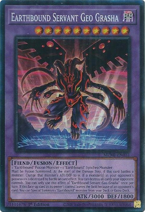 Earthbound Servant Geo Grasha (CR) (MZMI-EN031) (MZMI)