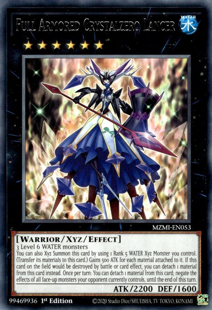 Image for Full Armored Crystalzero Lancer (MZMI-EN053) (MZMI) - YuGiOh