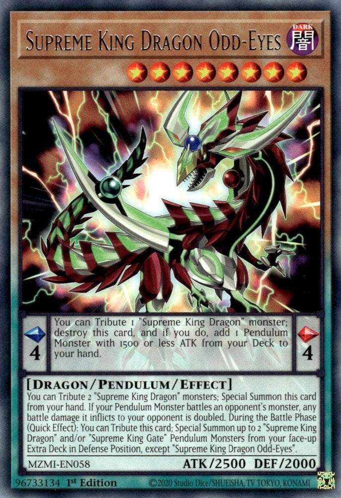 Image for Supreme King Dragon Odd-Eyes (MZMI-EN058) (MZMI) - YuGiOh