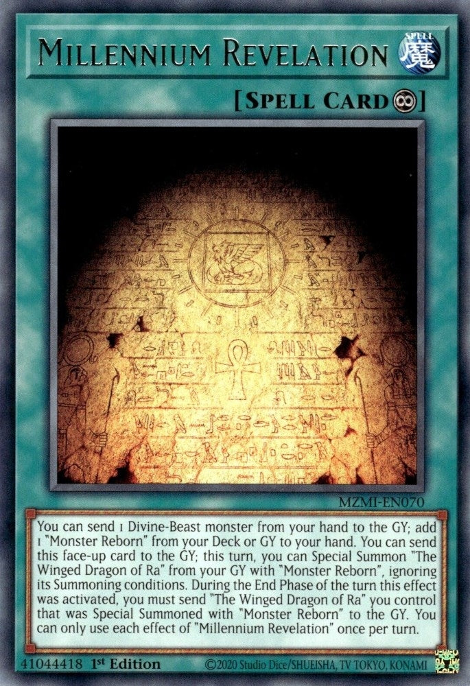 Image for Millennium Revelation (MZMI-EN070) (MZMI) - YuGiOh