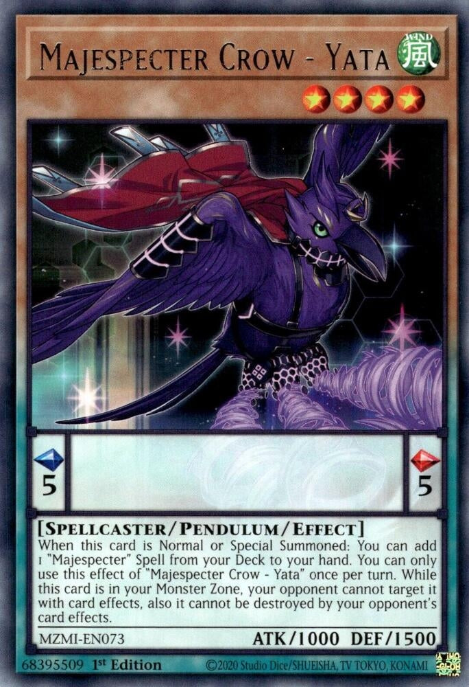 Image for Majespecter Crow - Yata (MZMI-EN073) (MZMI) - YuGiOh