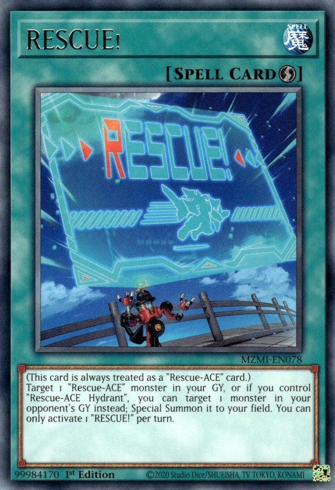 Image for RESCUE! (MZMI-EN078) (MZMI) - YuGiOh
