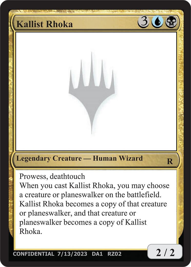 Image for Kallist Rhoka (Un-Known Event Playtest Cards) - Magic: The Gathering