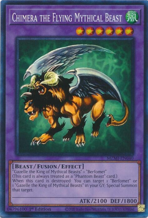 Chimera the Flying Mythical Beast (CR) (MZMI-EN040) (MZMI)
