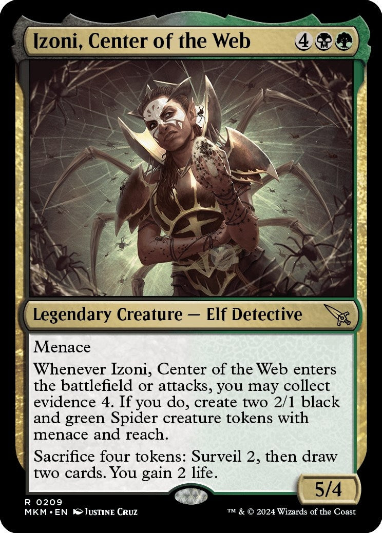 Image for Izoni, Center of the Web (209) (Murders at Karlov Manor) - Magic: The Gathering