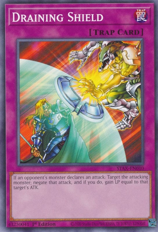 Image for Draining Shield (STAX-EN010) (TPSS) - YuGiOh